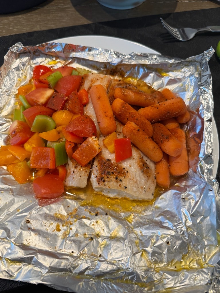 Fish & vegetables